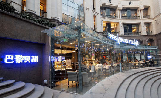 파리바게뜨 중국 베이징 더플레이스점 전경. SPC그룹